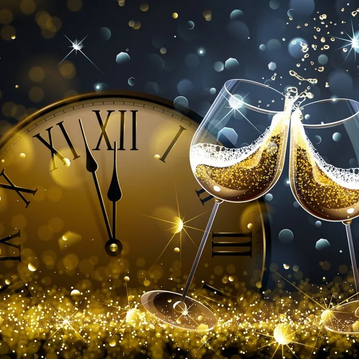 novyi-god-2018-chasy-bokaly-boke-shampanskoe